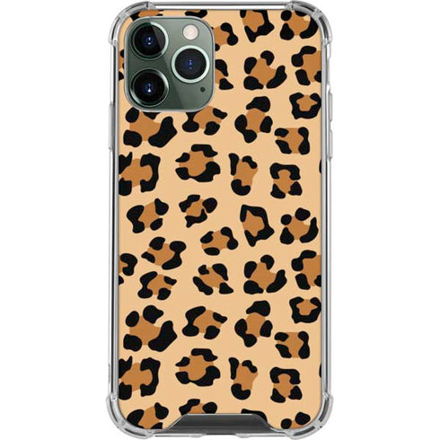 Leopard Spots Print iPhone 12 Pro Max Clear Case