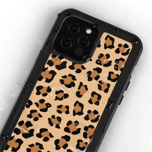 Leopard Spots Print iPhone 12 Pro Max Waterproof Case