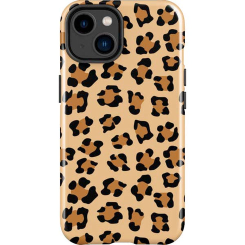 Leopard Spots Print iPhone 14 Plus Impact Case