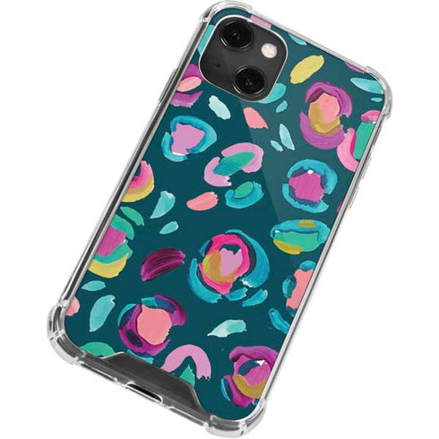 Leopard Spots by Etta Vee iPhone 15 Plus Clear Case
