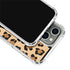 Leopard Spots Print iPhone 14 Pro Clear Case
