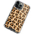 Leopard Spots Print iPhone 15 Pro Clear Case