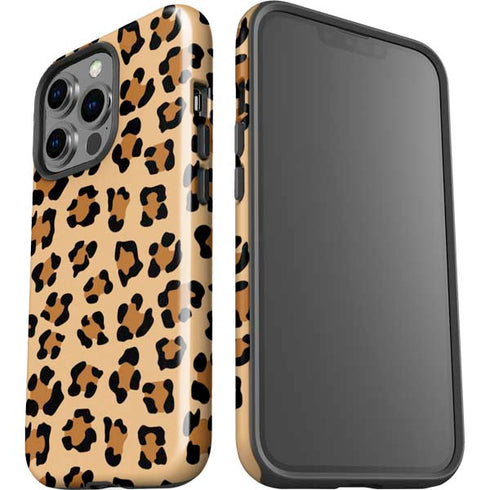 Leopard Spots Print iPhone 15 Pro Impact Case