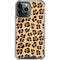 Leopard Spots Print iPhone 14 Pro Max Clear Case