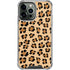 Leopard Spots Print iPhone 14 Pro Max Clear Case