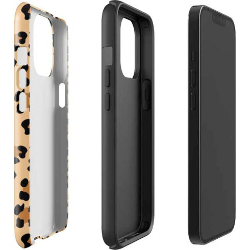 Leopard Spots Print iPhone 15 Pro Max Impact Case