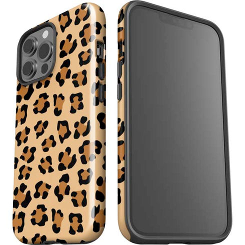 Leopard Spots Print iPhone 15 Pro Max Impact Case
