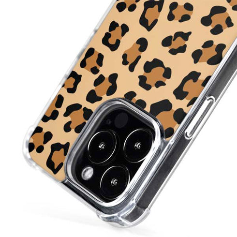 Leopard Spots Print iPhone 15 Pro Max MagSafe Case