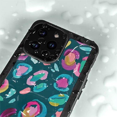 Etta Vee Leopard Spots iPhone 14 Pro Max Waterproof Case