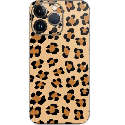 Leopard Spots Print iPhone 14 Pro Skin