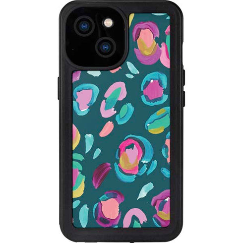 Leopard Spots by Etta Vee iPhone 15 Waterproof Case