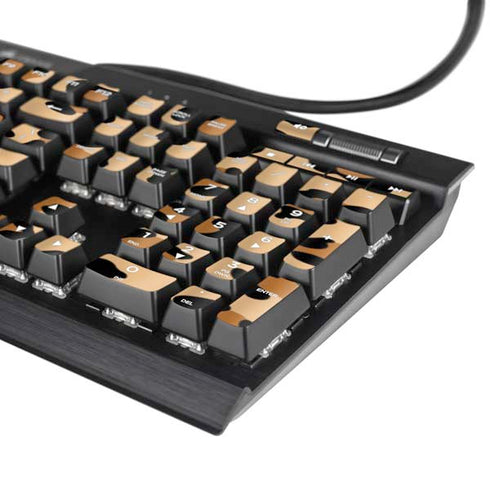 Leopard Spots Print K95 RGB PLATINUM Mechanical Gaming Keyboard Skin