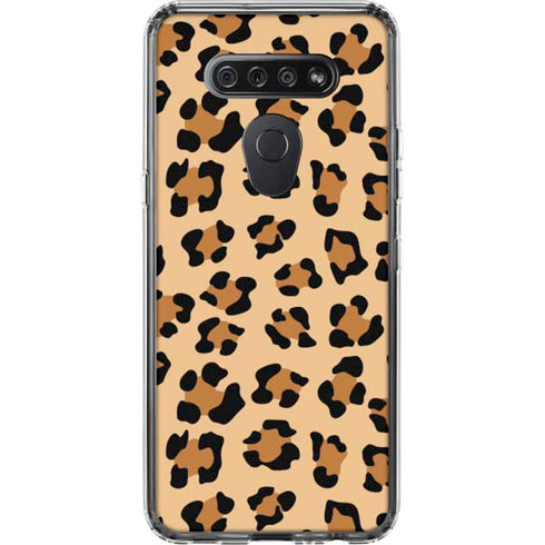 Leopard Spots Print LG K51/Q51 Clear Case