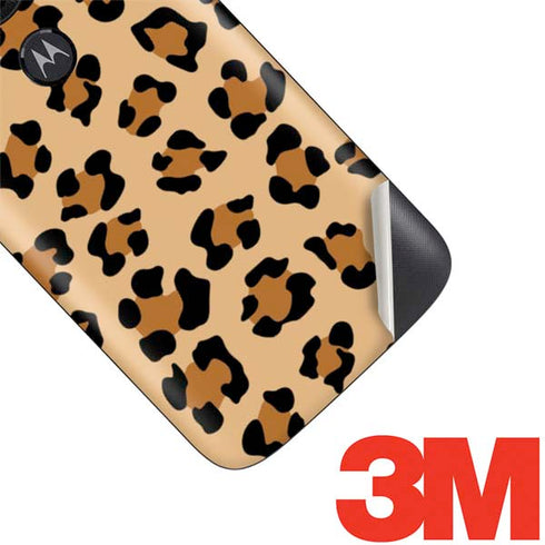 Leopard Spots Print Moto E5 Play Skin