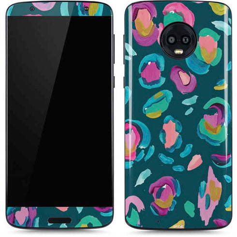 Etta Vee Leopard Spots Moto G6 Skin