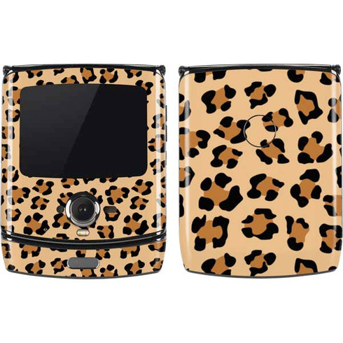 Leopard Spots Print Motorola RAZR Skin