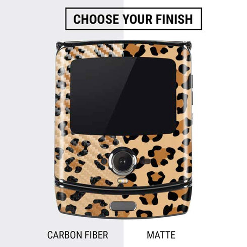 Leopard Spots Print Motorola RAZR Skin