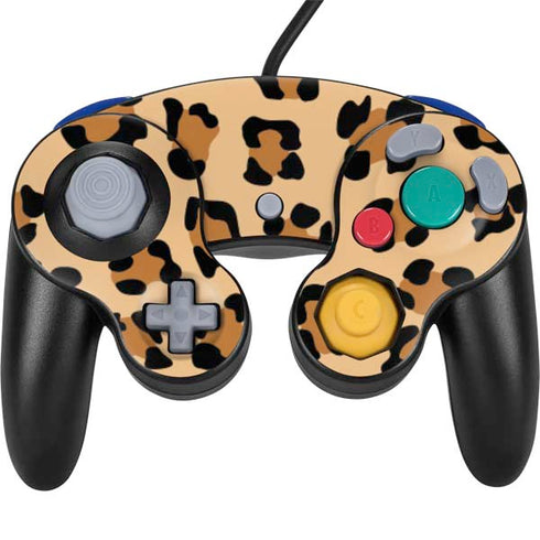 Leopard Spots Print Nintendo GameCube Controller Skin
