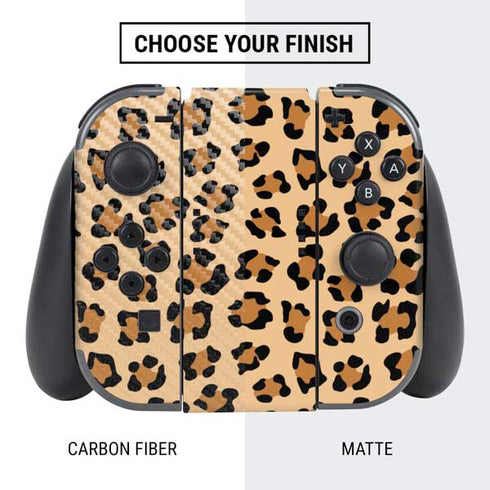 Leopard Spots Print Nintendo Switch Bundle Skin