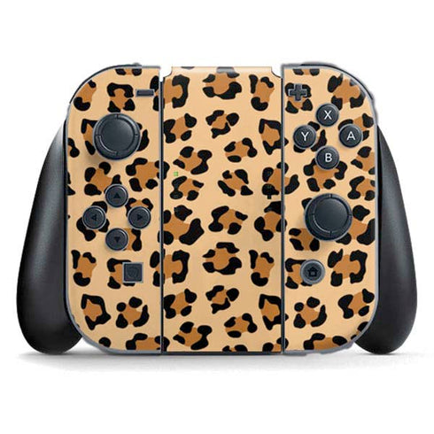 Leopard Spots Print Nintendo Switch (2017-2021) Joy-Con Controller Skin