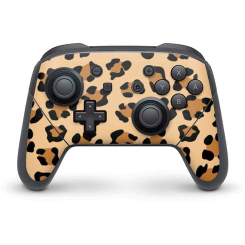 Leopard Spots Print Nintendo Switch Pro Controller Skin