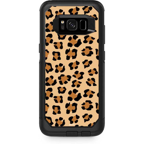 Leopard Spots Print Otterbox Commuter Galaxy Skin
