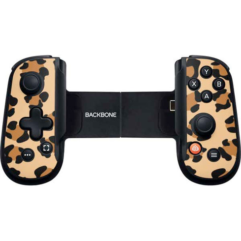 Leopard Spots Print Backbone One for iPhone Game Controller Skin