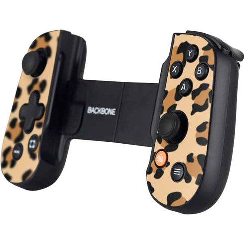 Leopard Spots Print Backbone One for iPhone Game Controller Skin