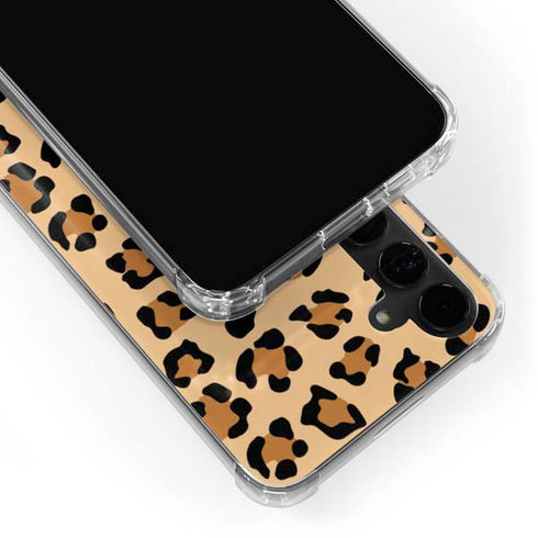 Leopard Spots Print Galaxy S24 Plus Clear Case