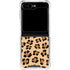 Leopard Spots Print Galaxy Z Flip5 5G Clear Case