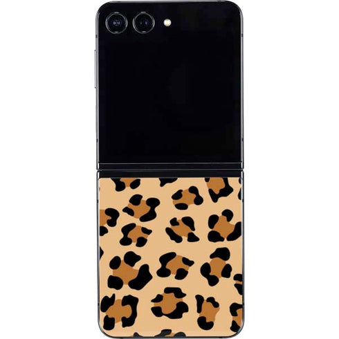 Leopard Spots Print Galaxy Z Flip5 5G Skin