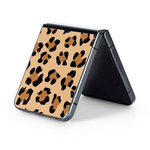 Leopard Spots Print Galaxy Z Flip5 5G Skin