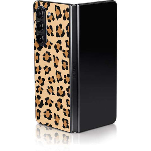 Leopard Spots Print Galaxy Z Fold5 5G Skin
