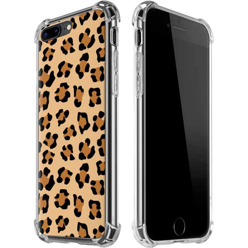 Leopard Spots Print iPhone 7/8 Plus Clear Case