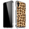Leopard Spots Print iPhone XS Max Clear Case