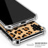 Leopard Spots Print iPhone XS Max Clear Case