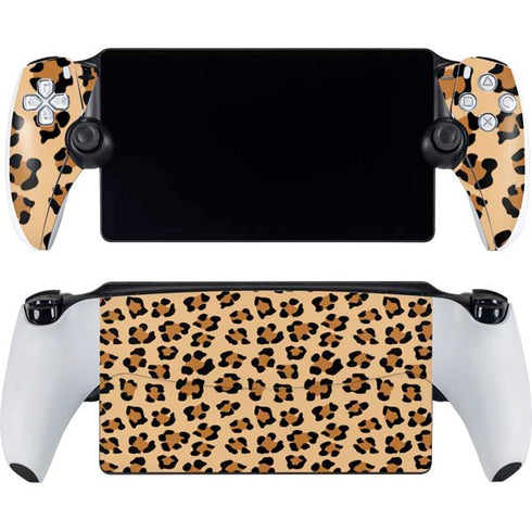 Leopard Spots Print PlayStation Portal Remote Player Skin