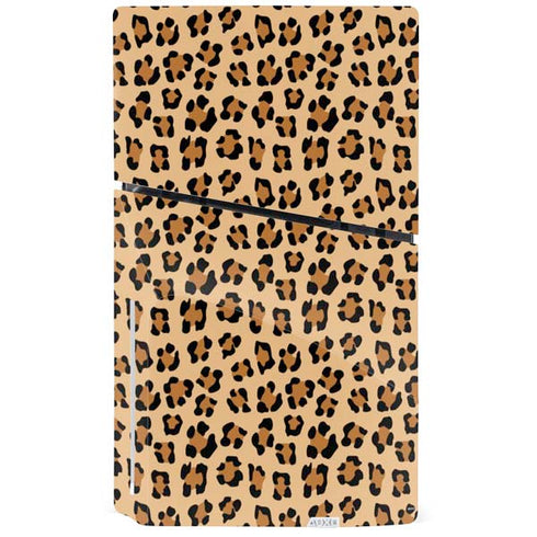 Leopard Spots Print PS5 Slim Disk Bundle Skin