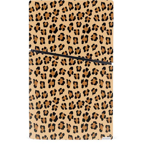 Leopard Spots Print PS5 Slim Digital Edition Bundle Skin