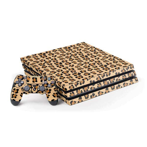 Leopard Spots Print PS4 Pro Bundle Skin