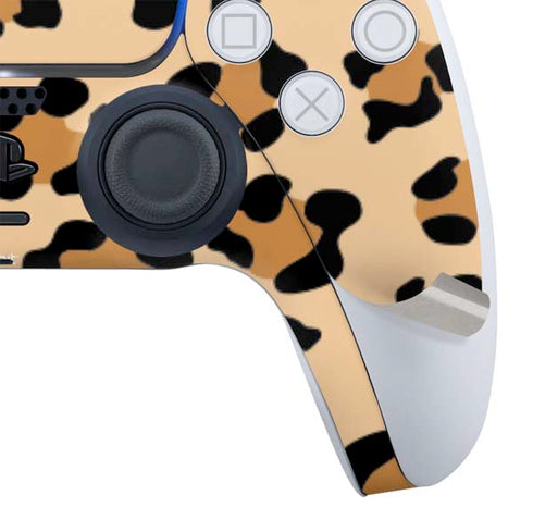 Leopard Spots Print PS5 Controller Skin