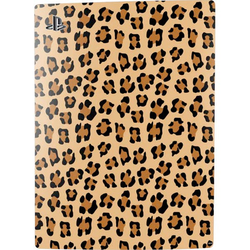 Leopard Spots Print PS5 Digital Edition Console Skin