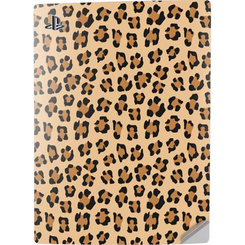 Leopard Spots Print PS5 Digital Edition Console Skin