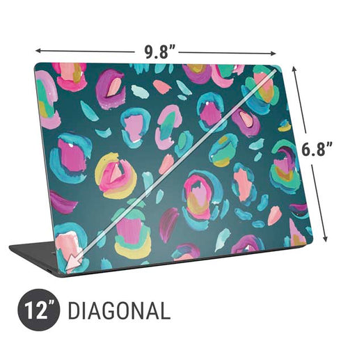 Etta Vee Leopard Spots Universal Laptop 12in (9.8 x 6.8in) Skin