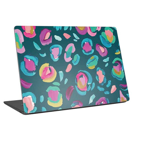 Etta Vee Leopard Spots Universal Laptop 18in (14.6 x 10.6in) Skin