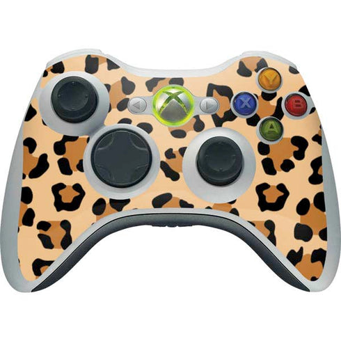 Leopard Spots Print Xbox 360 Wireless Controller Skin