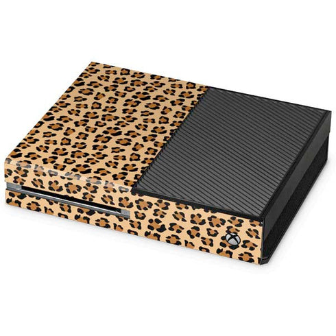 Leopard Spots Print Xbox One Console Skin