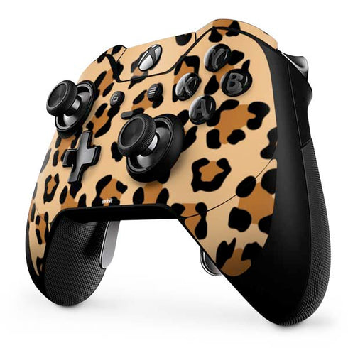 Leopard Spots Print Xbox One Elite Controller Skin