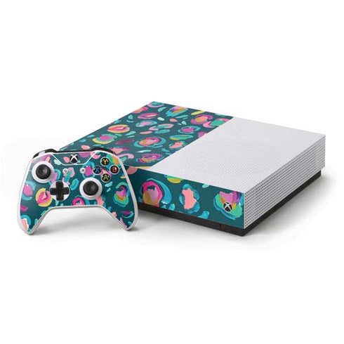 Etta Vee Leopard Spots Xbox One S All-Digital Edition Bundle Skin