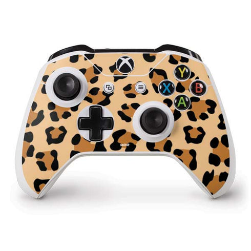 Leopard Spots Print Xbox One S Controller Skin